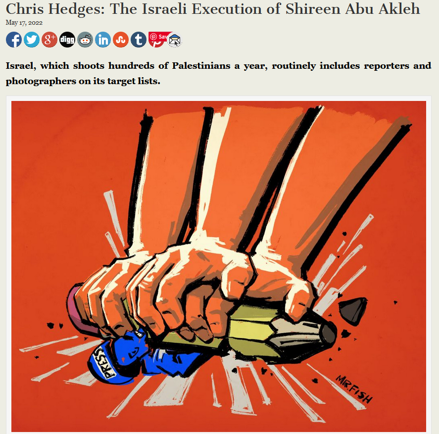 Consortium: The Israeli Execution of Shireen Abu Akleh