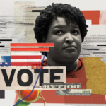 Politico depiction of Stacey Abrams