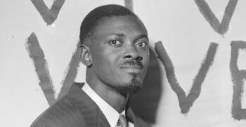 Patrice Lumumba, January 26, 1960, in Brussels (photo: Harry Pot)