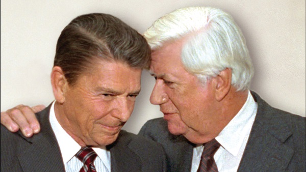 President Ronald Reagan and Speaker Tip O'Neill 