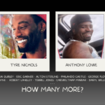 Collage of some of the Black men killed by police in January 2023.