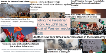 Collection of headlines on Israel/Palestine