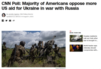 CNN: CNN Poll: Majority of Americans oppose more US aid for Ukraine in war with Russia 