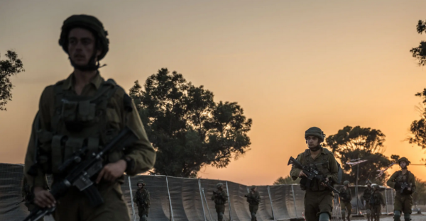 The NYT's Morning newsletter's depiction of Israeli soldiers