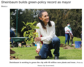 EcoAmericas: Sheinbaum builds green-policy record as mayor 