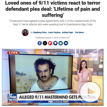 Fox: Loved ones of 9/11 victims react to terror defendant plea deal: 'Lifetime of pain and suffering'