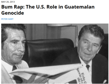 FAIR: Bum Rap: The US Role in Guatemalan Genocide