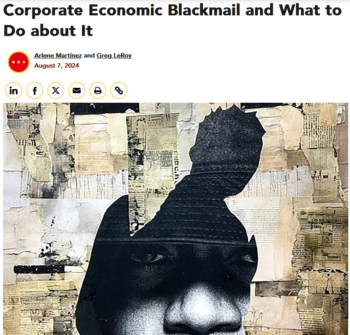 NPQ: Corporate Economic Blackmail and What to Do about It