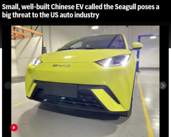  Small, well-built Chinese EV called the Seagull poses a big threat to the US auto industry