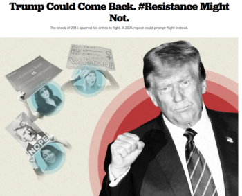 Politico: Trump Could Come Back. #Resistance Might Not. 