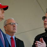 Rolling Stone depiction of Donald Trump meeting with Elon Musk