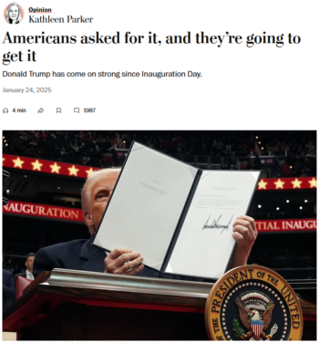 WaPo: Americans asked for it, and they’re going to get it