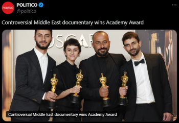 POLITICO: Controversial Middle East documentary wins Academy Award