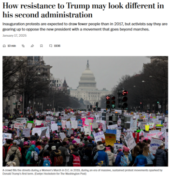 WaPo: How resistance to Trump may look different in his second administration