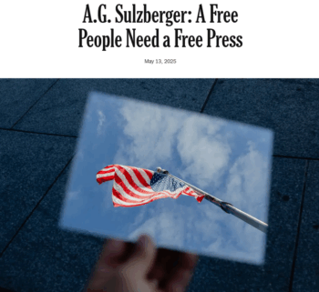 NYT: A Free People Need a Free Press