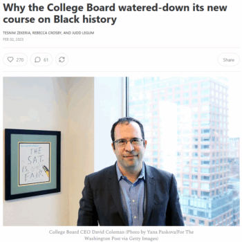 Popular Info: Why the College Board watered-down its new course on Black history