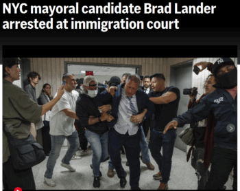 AP: NYC mayoral candidate Brad Lander arrested at immigration court