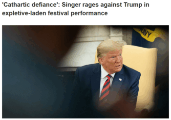 AlterNet: 'Cathartic defiance': Singer rages against Trump in expletive-laden festival performance 