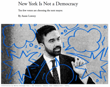 Atlantic: New York Is Not a Democracy