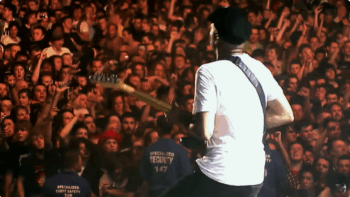Tom Morello of Rage Against The Machine playing "Killing in the Name Of."