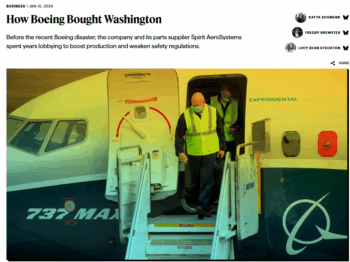 Lever: How Boeing Bought Washington