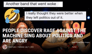 Loudwire: People Discover Rage Against The Machine Sing About Politics and are Angry
