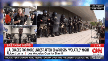 CNN: LA Braces for More Unrest After 50 Arrests, 'Volatile' Night