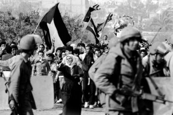The Intifada in the Gaza Strip, December 21, 1987 (photo: Efi Sharir)
