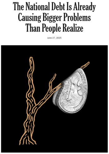 NYT: The National Debt Is Already Causing Bigger Problems Than People Realize