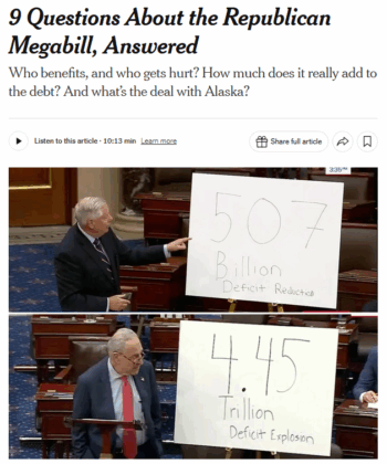 NPR: 9 Questions About the Republican Megabill, Answered