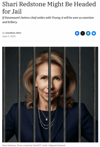 Washington Monthly: Shari Redstone Might Be Headed for Jail