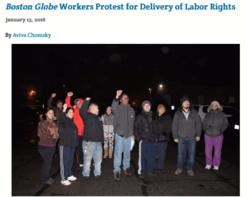 Beacon Broadside: Boston Globe Workers Protest for Delivery of Labor Rights