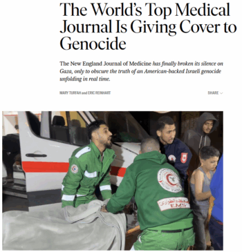Nation: The World’s Top Medical Journal Is Giving Cover to Genocide