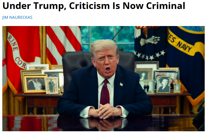 FAIR: Under Trump, Criticism Is Now Criminal