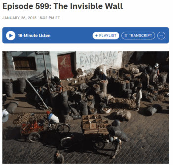 Planet Money: The Invisible Wall