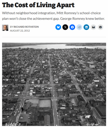 American Prospect: The Cost of Living Apart