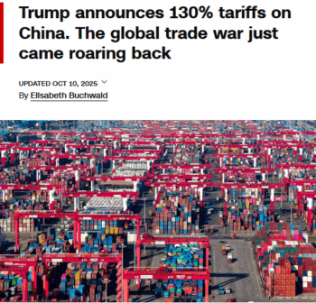 CNN: Trump announces 130% tariffs on China. The global trade war just came roaring back 