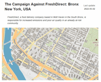 EJAtlas: The Campaign Against FreshDirect