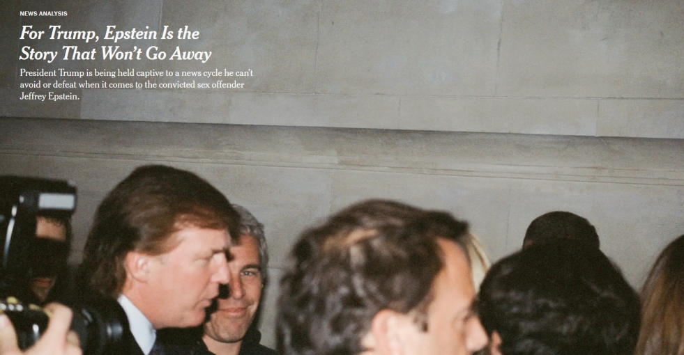 NYT Mourns Lost Glamour of Jeffrey Epstein’s New York