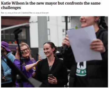 Seattle Times: Katie Wilson is the new mayor but confronts the same challenges 