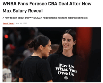 Sports Illustrated: WNBA Fans Foresee CBA Deal After New Max Salary Reveal