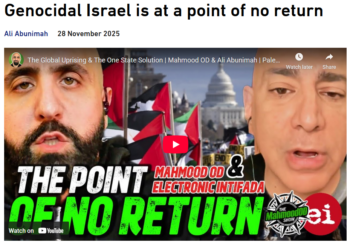 Electronic Intifada: Genocidal Israel is at a point of no return