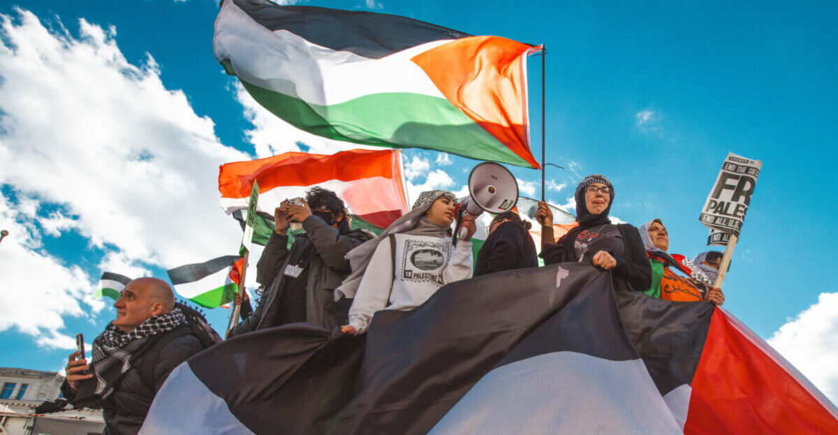 The National March for Gaza in Washington, DC, January 13, 2024. Photo: Eman Mohammed