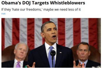 Extra!: Obama's DoJ Targets Whistleblowers