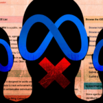 Daily Beast illustration of Meta's pro-ICE censorship