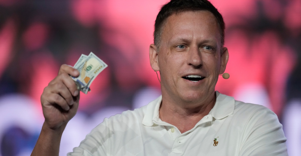 Washington Post depiction of Billionaire Peter Thiel