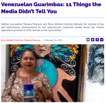 Venezuelanalysis: Venezuelan Guarimbas: 11 Things the Media Didn’t Tell You