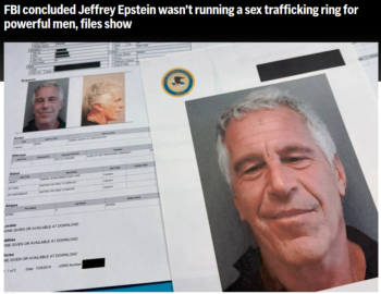 AP: FBI concluded Jeffrey Epstein wasn’t running a sex trafficking ring for powerful men, files show
