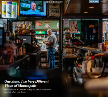 NYT: One State, Two Very Different Views of Minneapolis