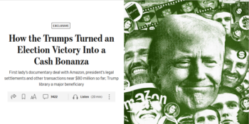 WSJ: How the Trumps Turned an Election Victory Into a Cash Bonanza